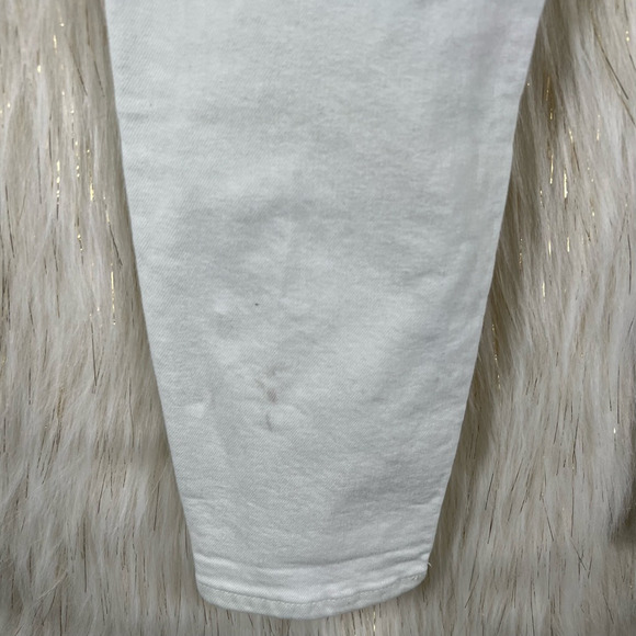 Everlane Womens The 90s Cheeky Jean Straight Leg Jeans White Bone Stretch Zip 27 - Picture 9 of 11